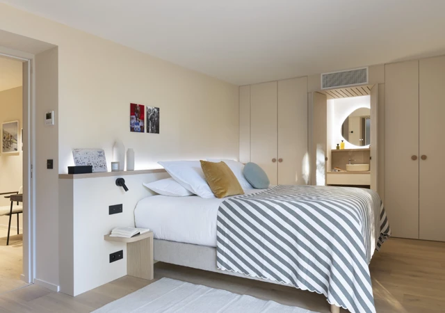 Grande chambre avec salle de bain - Villa Madeleine Proche Hossegor