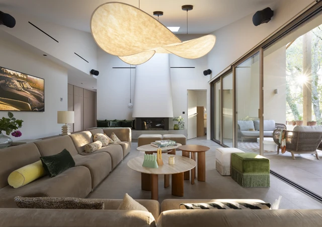 Magnifique salon design et chalereux